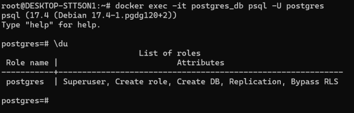 wie legt man einen benutzer in postgresql an? (postgresql create user)