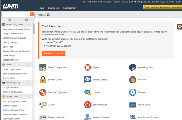 so installieren sie cpanel-whm unter centos 8