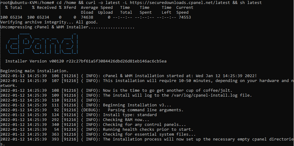 so installieren sie cpanel unter ubuntu 20.04