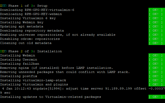 virtualmin unter ubuntu installieren